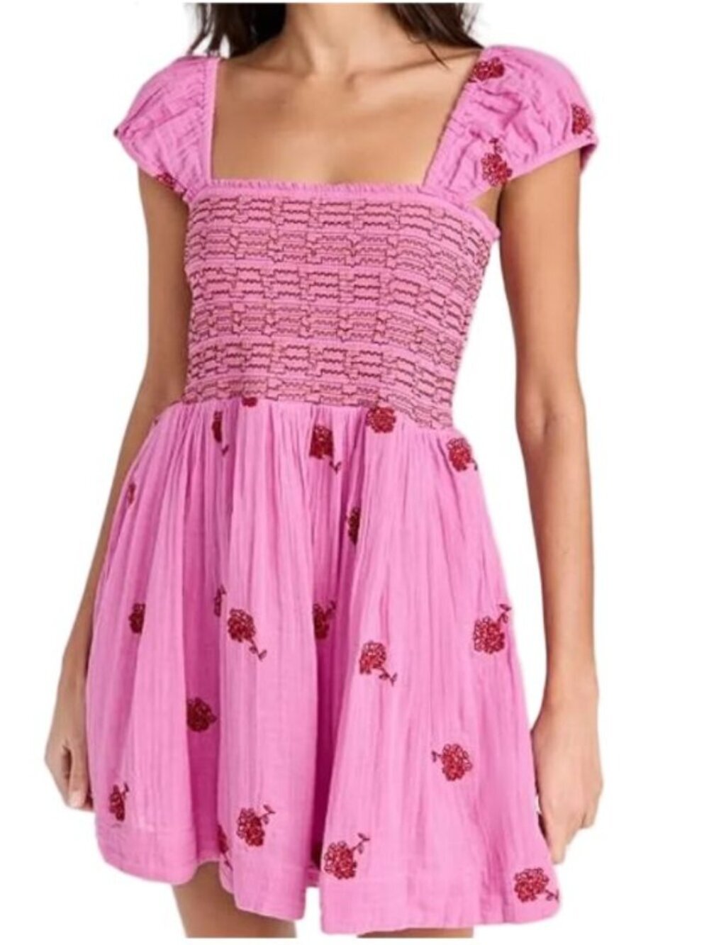 NWT Free People Tory Cotton Mini Dress
